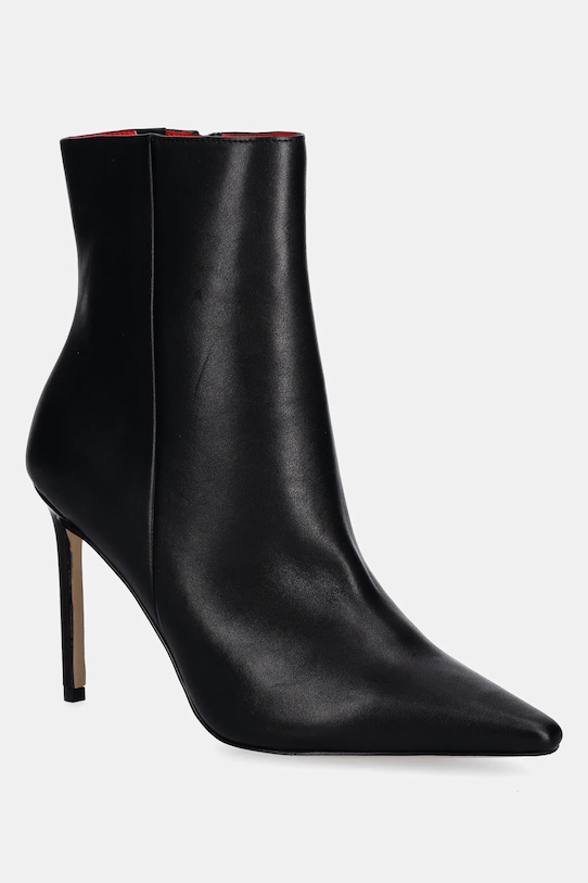 Кожаные полусапожки Aldo GUAVABERRY без утепления чёрный 14116148.GUAVABERRY