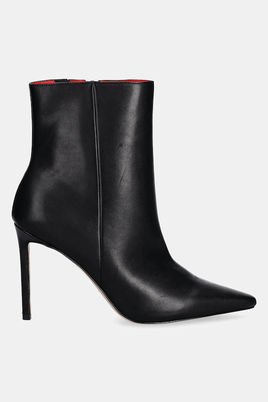 Кожаные полусапожки Aldo GUAVABERRY 14116148.GUAVABERRY чёрный NC25