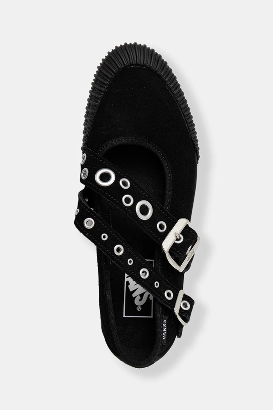 Μπαλαρίνες σουέτ Vans Mary Jane Straps μαύρο VN000D9ABLA1