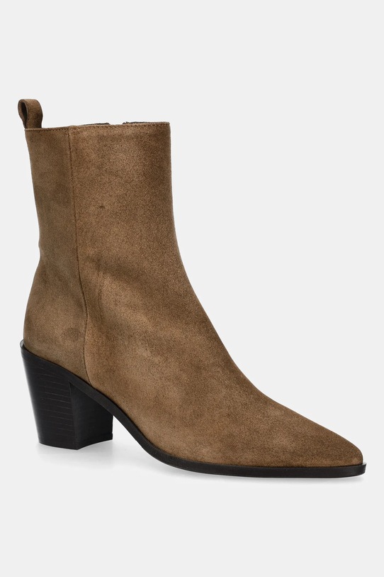 Σουέτ μπότες Billi Bi 5-8 cm καφέ A9270.555