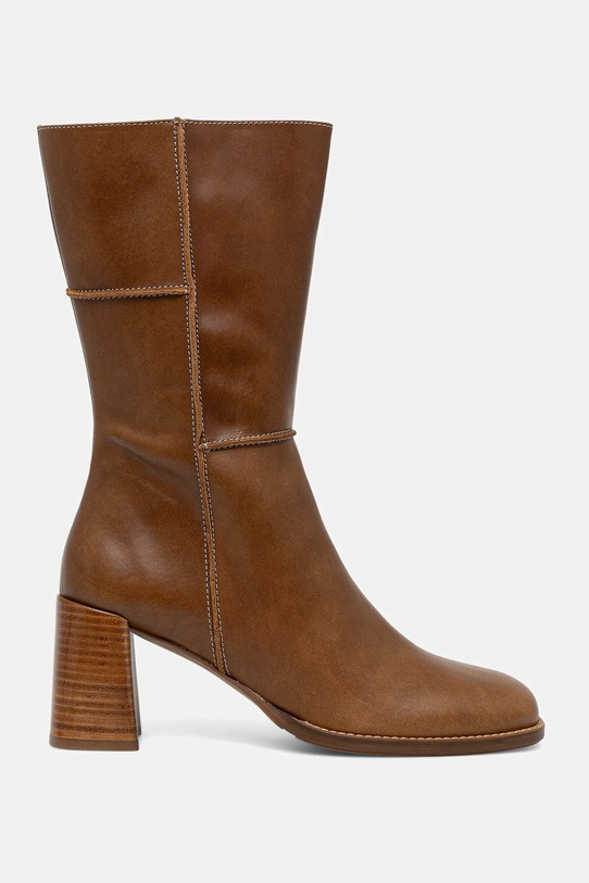 Kožené členkové topánky Billi Bi A9295.884 hnedá AW25