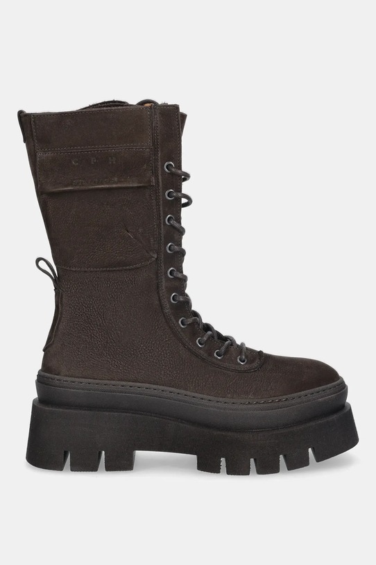 Nubukové workery Copenhagen CPH691.choco hnedá AW25