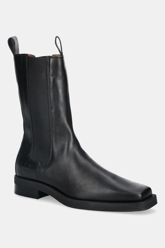 Copenhagen ghete chelsea de piele pana la 5 cm negru CPH747.black