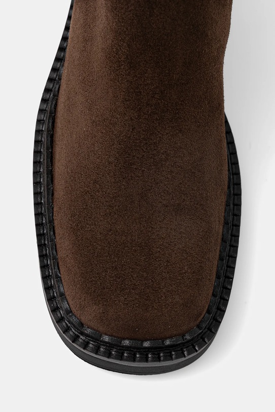 Copenhagen cizme din piele întoarsă maro CPH624.choco