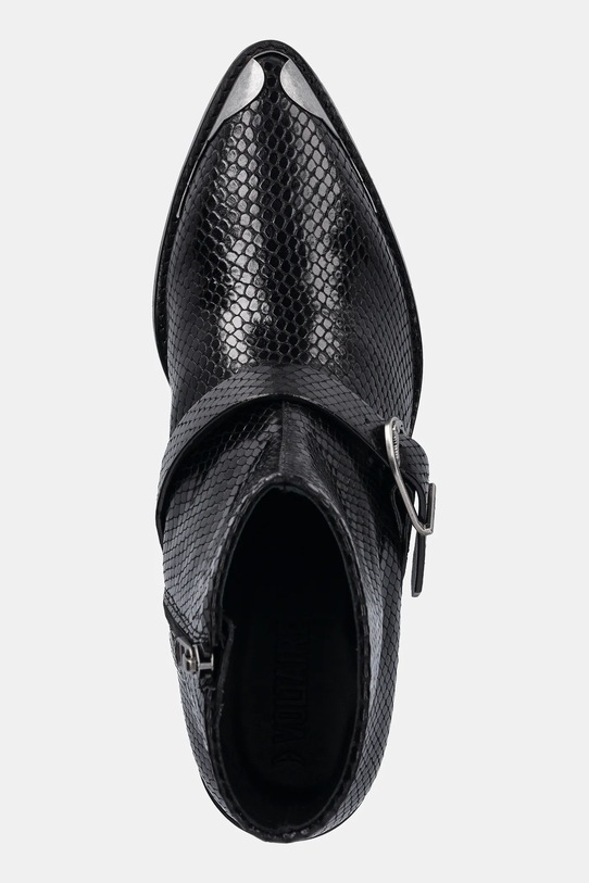 Usnjeni gležnarji ZADIG&VOLTAIRE Tylow črna SWCT02066