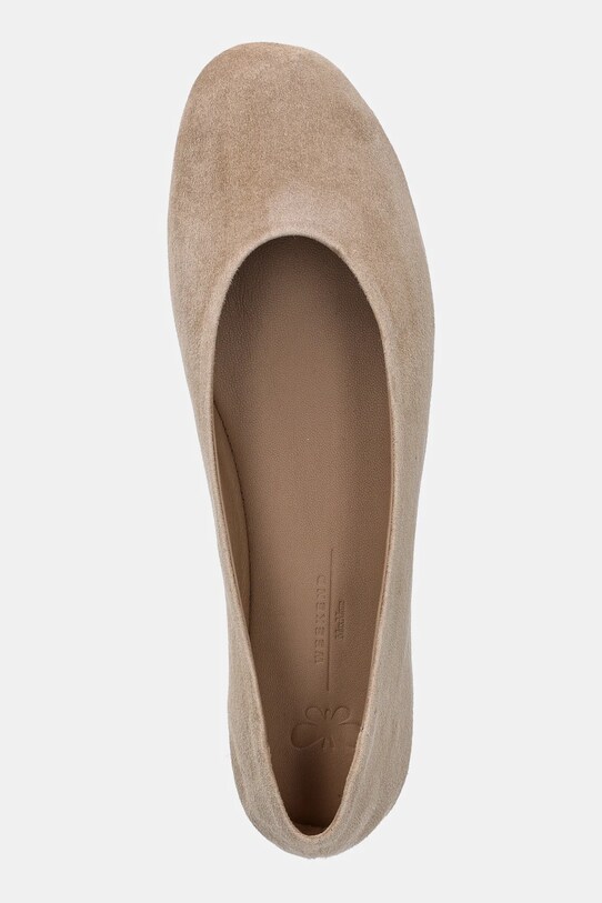 Weekend Max Mara velúr balerina Todisuede bézs 2525526074600.BEIGE