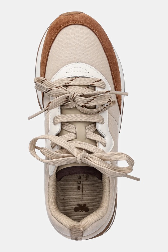 Weekend Max Mara sneakersy Zambra beżowy 2525766014600.IVORY