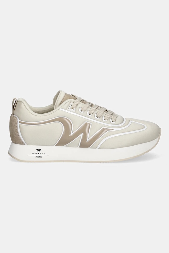 Weekend Max Mara sneakersy Rarohf 2525766034600.IVORY beżowy AW25