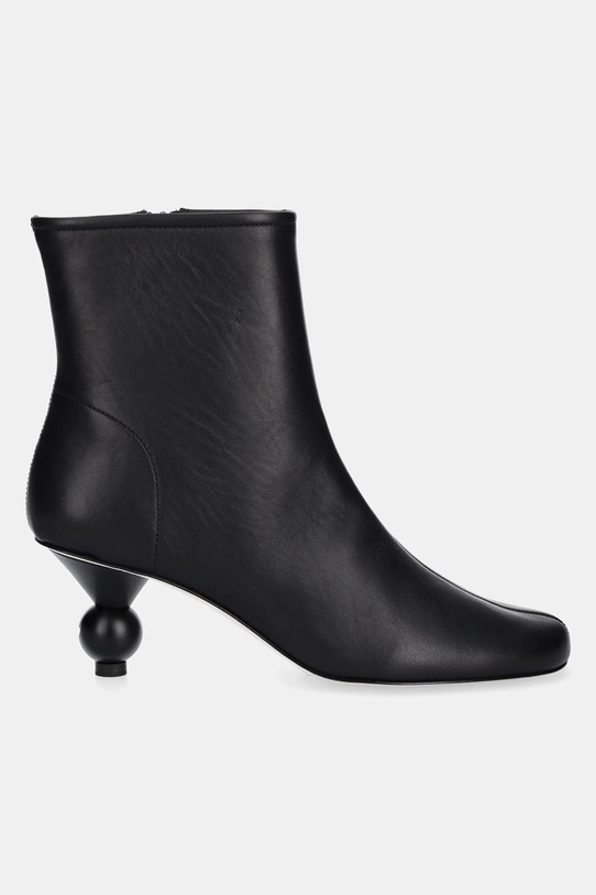 Weekend Max Mara botki skórzane Acro 2525796014600.BLACK czarny AW25