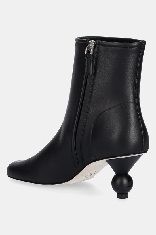 Obuwie Weekend Max Mara botki skórzane Acro 2525796014600.BLACK czarny