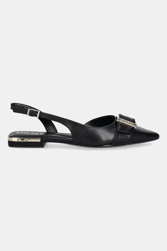 Δερμάτινες μπαλαρίνες Dkny Clemma K3590639.BLK μαύρο AW25