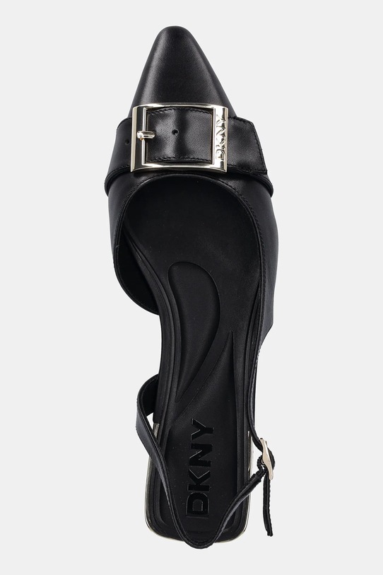Δερμάτινες μπαλαρίνες Dkny Clemma μαύρο K3590639.BLK