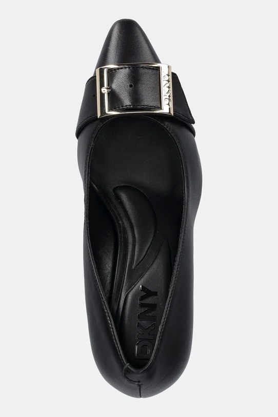 Δερμάτινες γόβες Dkny Nashbrook μαύρο K3544717.BLK