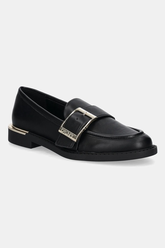 Μοκασίνια Dkny Jorvyn φλατ μαύρο K3574688.BLK