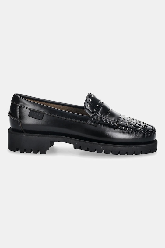 Usnjeni mokasini Weekend Max Mara Weekendanlug 2525526015600.BLACK črna AW25