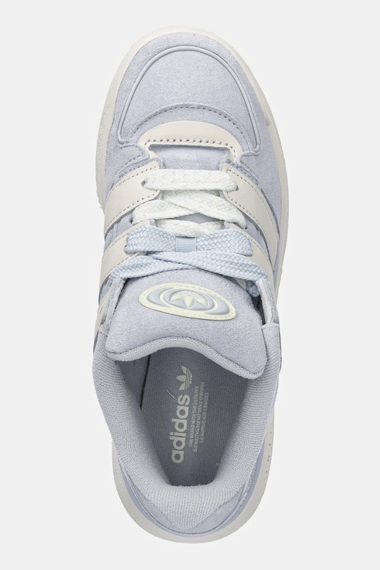 Замшеві кросівки adidas Originals Forum2000 W блакитний JR0510