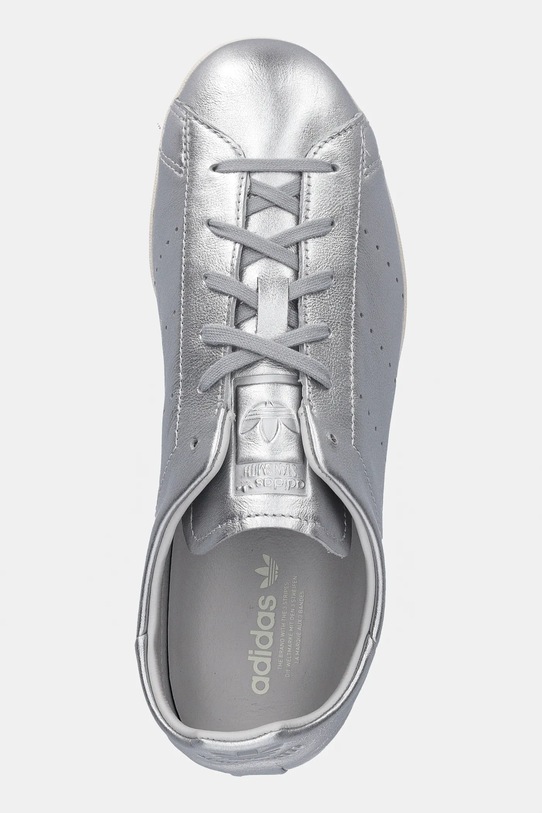 Kožené tenisky adidas Originals Stan Smith Lo Pro W stříbrná JQ6427
