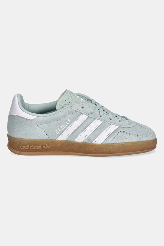 Σουέτ αθλητικά παπούτσια adidas Originals Gazelle Indoor W JS1396 τιρκουάζ AW25