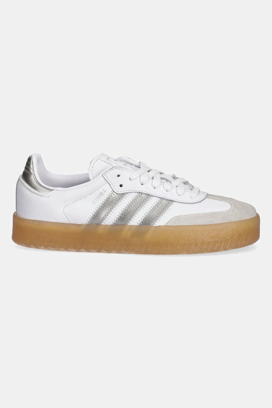 adidas Originals sneakers din piele Sambae W JS3943 alb AW25