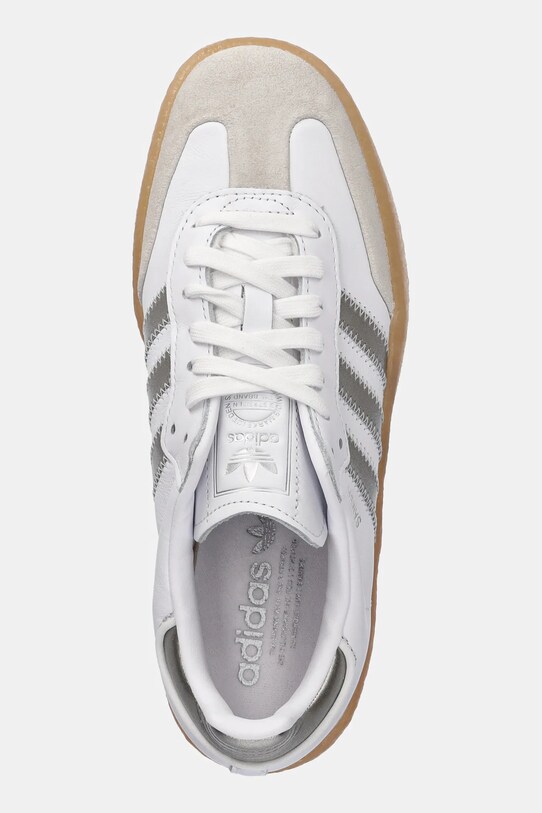 Кожаные кроссовки adidas Originals Sambae W белый JS3943