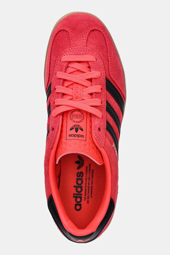 adidas Originals sneakersy zamszowe Gazelle Indoor czerwony JR6304
