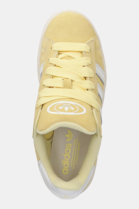 Semišové tenisky adidas Originals Campus 00S W žlutá JQ5754
