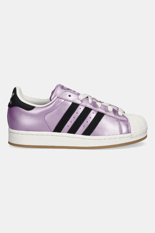 adidas Originals sneakersy skórzane Superstar II W JS4008 fioletowy AW25