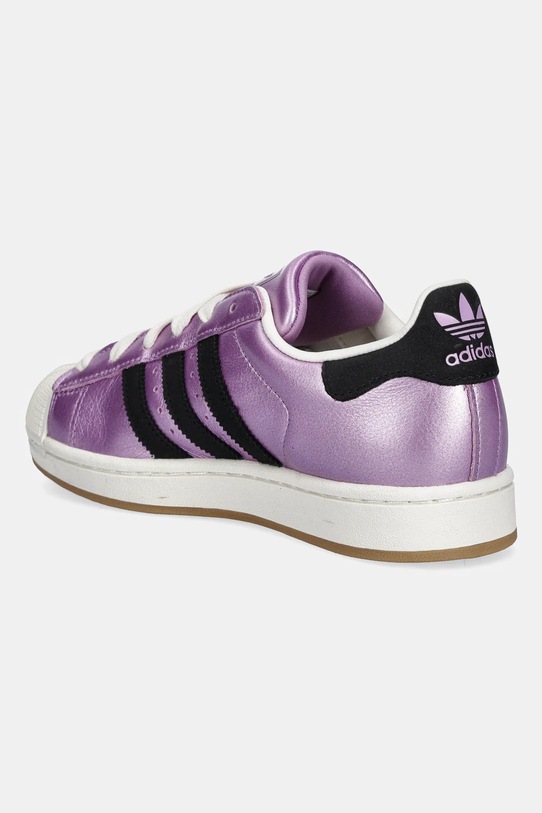 Obuwie adidas Originals sneakersy skórzane Superstar II W JS4008 fioletowy