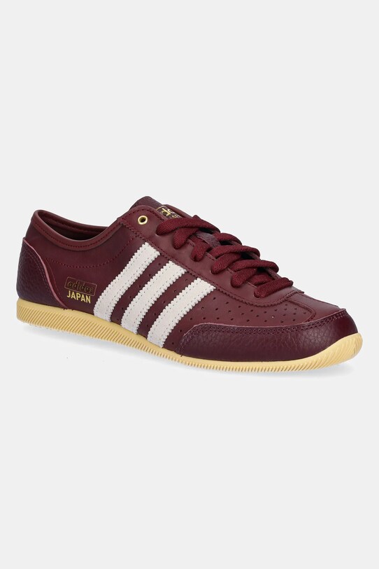 adidas Originals sneakersy skórzane Japan Decon W niska bordowy JR5807