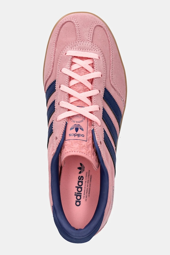 Semišové tenisky adidas Originals Gazelle Stack W ružová JS3926