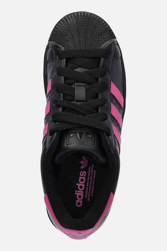 adidas Originals sneakersy skórzane Superstar II W czarny JS1339