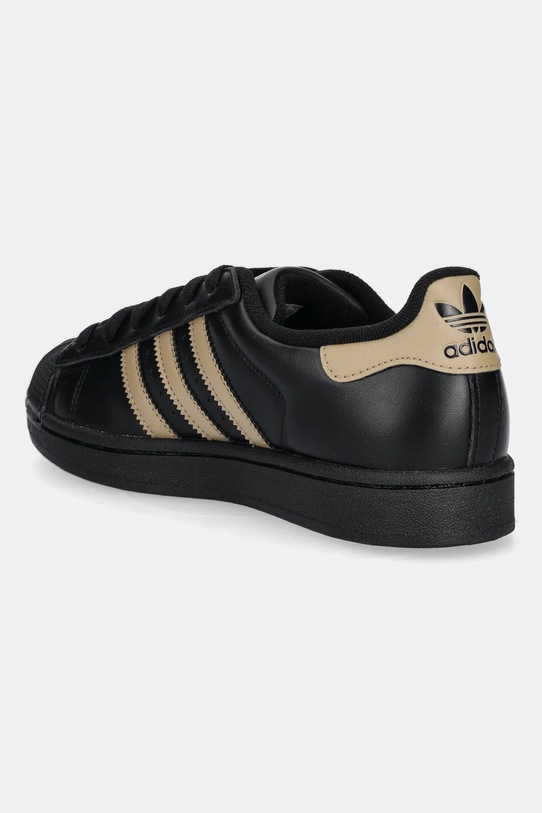 Obuwie adidas Originals sneakersy skórzane Superstar II W JS1340 czarny