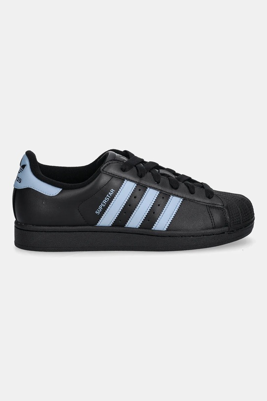 adidas Originals sneakersy skórzane Superstar II W JS1338 czarny AW25