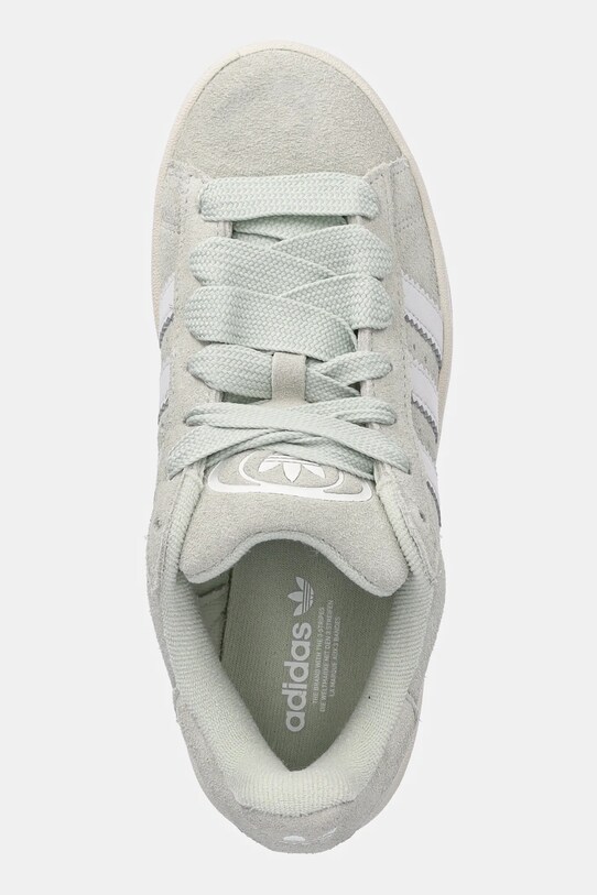 adidas Originals sneakersy zamszowe Campus 00S zielony JQ8348