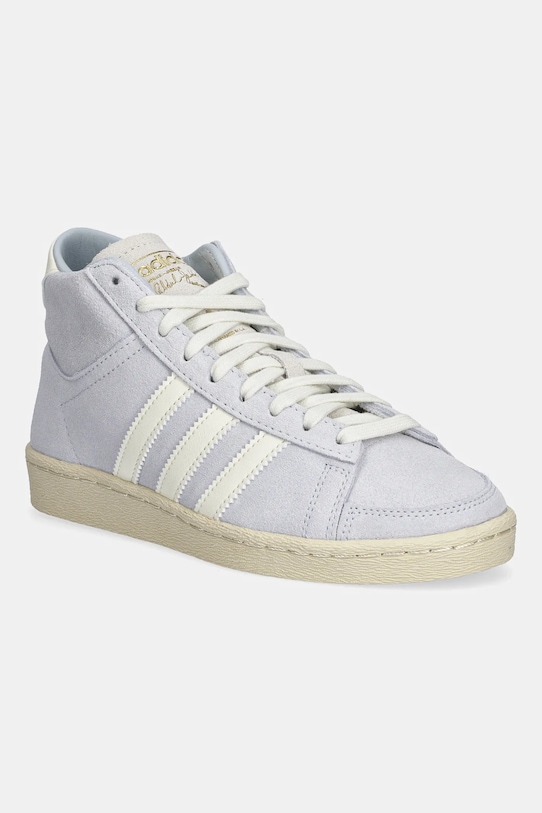adidas Originals sneakers in camoscio Jabbar Hi W pelle fiore blu JQ8433