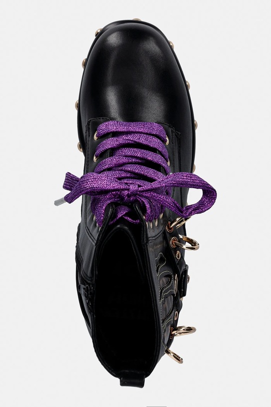 Gležnarji Koi Footwear x Monster High Lucia Werewolf Military črna ND33W