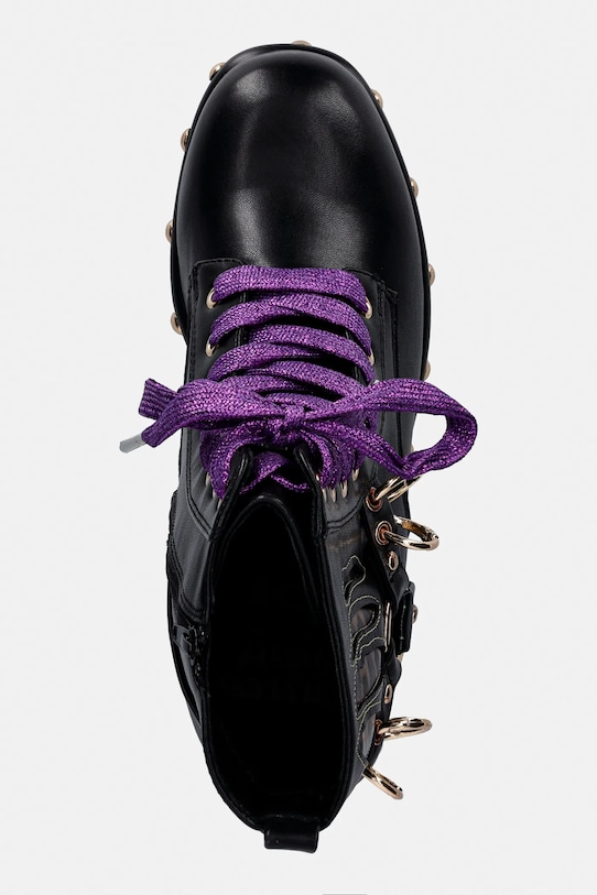 Gležnarji Koi Footwear x Monster High Lucia Werewolf Military črna ND33W