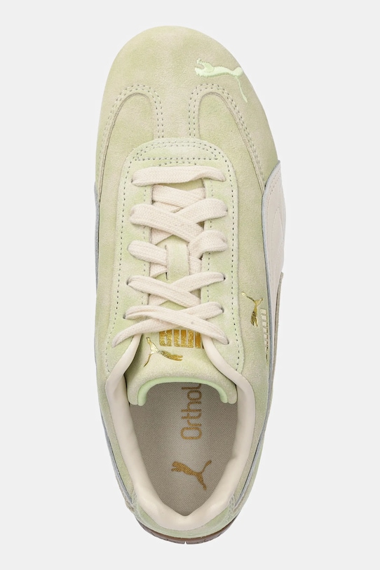 Puma sneakersy zamszowe Speedcat Faded zielony 403688