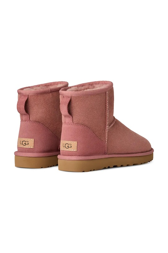 Obuwie UGG śniegowce zamszowe Classic Mini II 1016222.PDW różowy