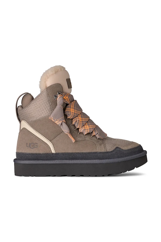 UGG sneakersy zamszowe Highmel tekstylny beżowy 1145390.CBBLG
