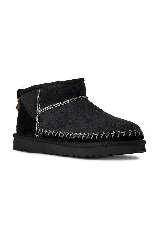 Μπότες χιονιού UGG Classic Ultra Mini Biarritz 1171538.BLK μαύρο AW25