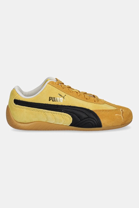 Puma sneakersy zamszowe Speedcat 406329 żółty AW25