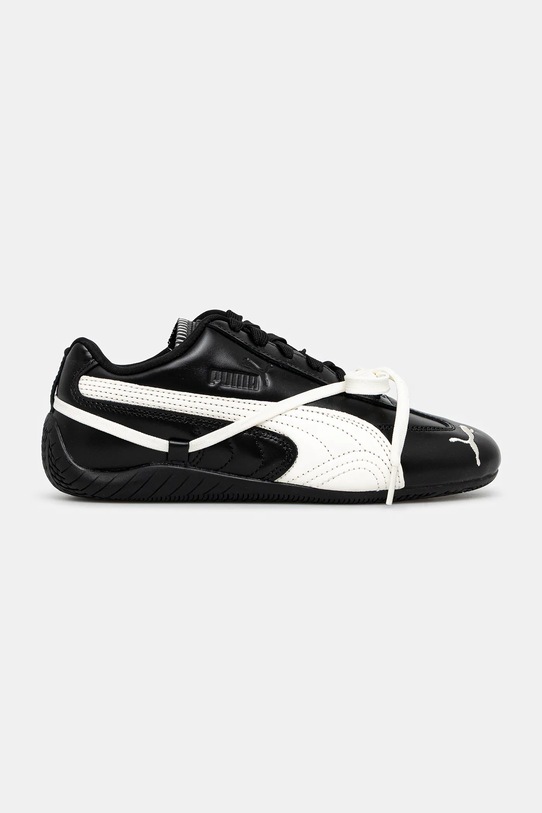 Puma sneakersy skórzane Speedcat PRM x ROSÉ 404391 czarny AW25