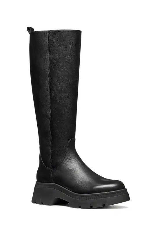 Kožne kaubojske čizme Geox D PLUETTE D565ME.05446.C9999 crna AW25
