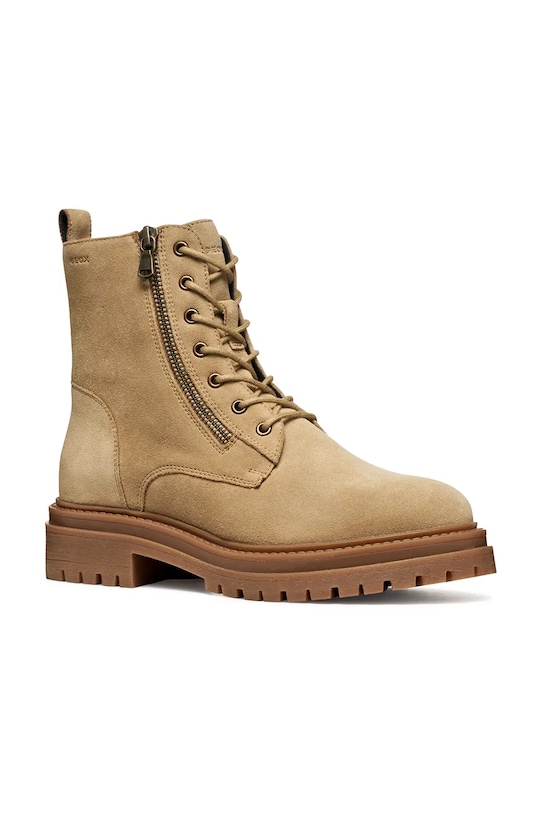 Geox cizme din piele întoarsă D IRIDEA D16HRF.00022.C5010 bej AW25