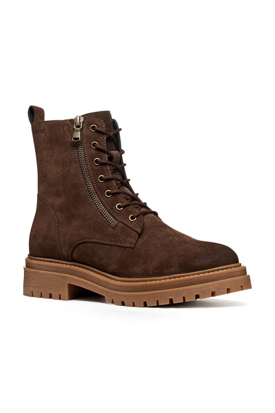 Semišové boty Geox D IRIDEA D16HRF.00022.C6006 hnědá AW25