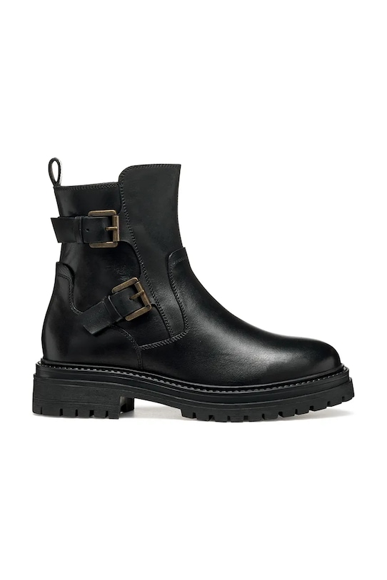 Geox cizme de piele D IRIDEA neizolat negru D36HRC.00043.C9999