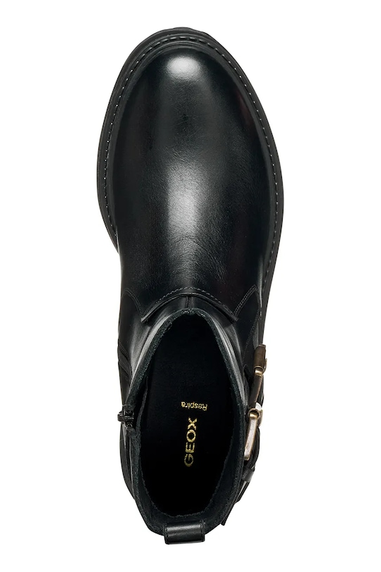 Geox cizme de piele D IRIDEA D36HRC.00043.C9999 negru