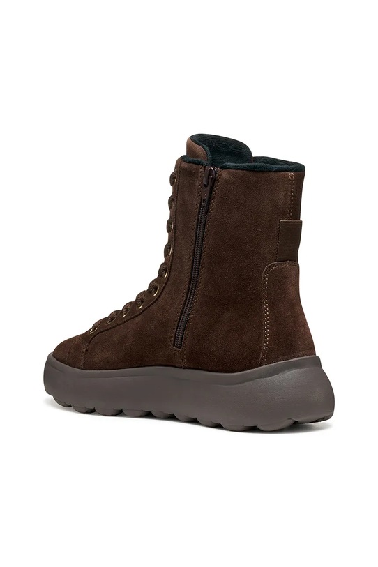 Semišové boty Geox D SPHERICA EC4.1 hnědá D36TCD.00022.C6006