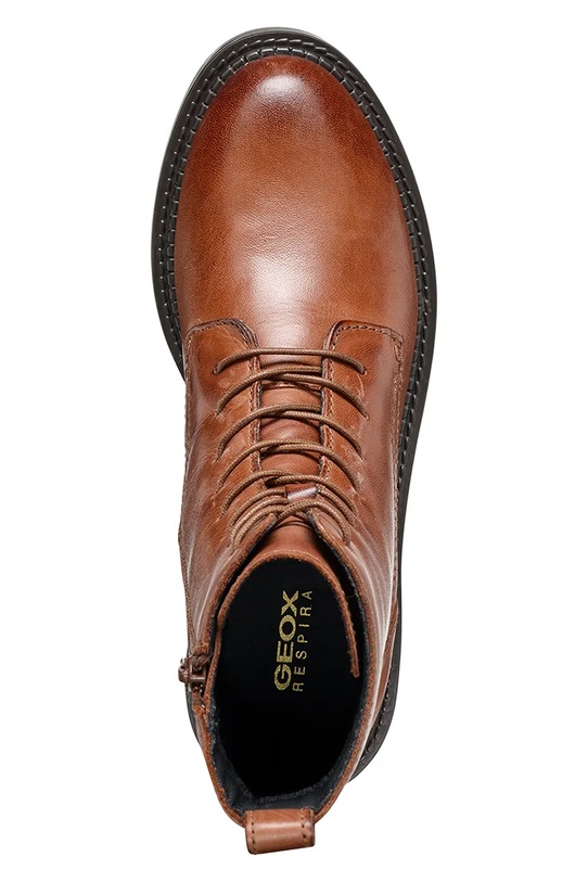 Kožené kotníkové boty Geox D SERILDA D46WYG.00043.C6002 hnědá